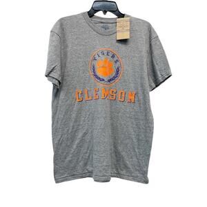 Rivalry Threads 91‎ NCAA Clemson Tigers Men's Gray Tri Blend T Shirt Size M